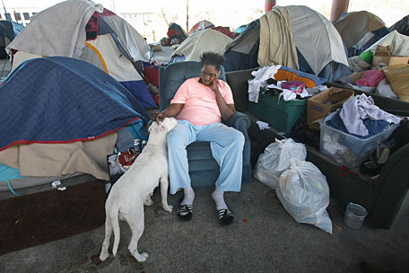 Homeless in New Orleans 